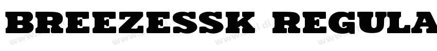 BreezeSSK Regular字体转换